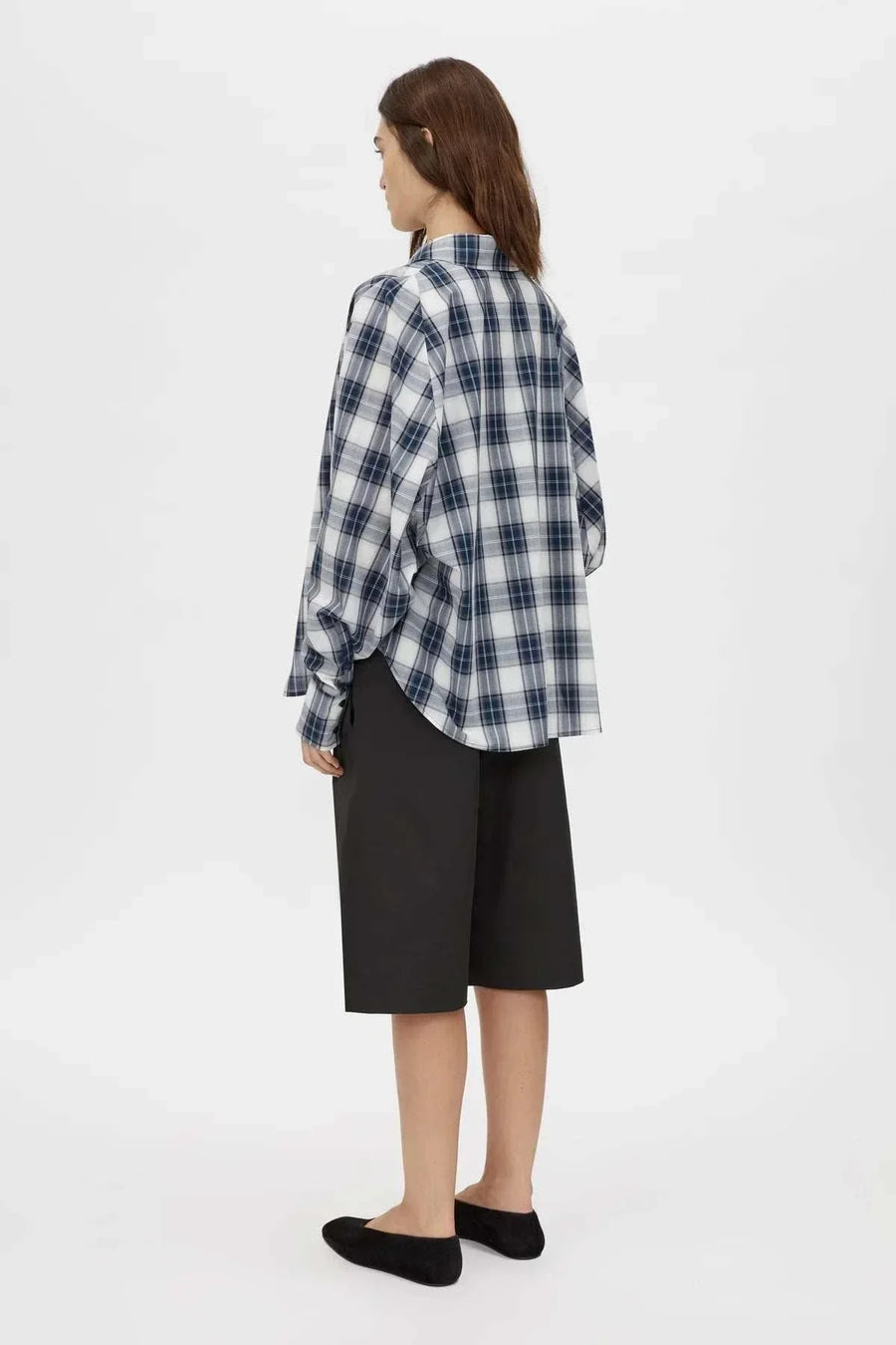 Camilla and Marc Carsten Shirt Navy Check