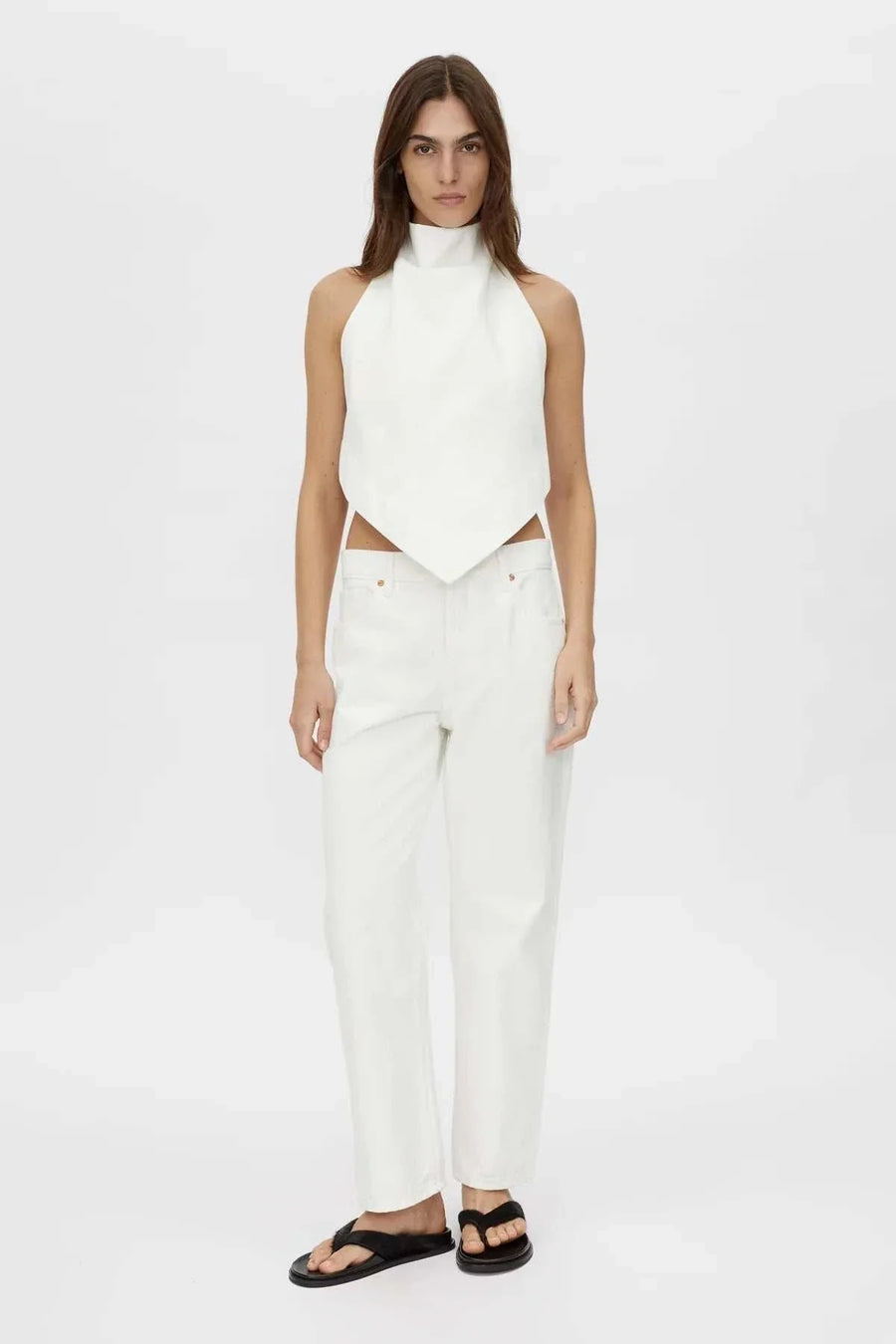 Camilla and Marc Eleni Denim Top Salt