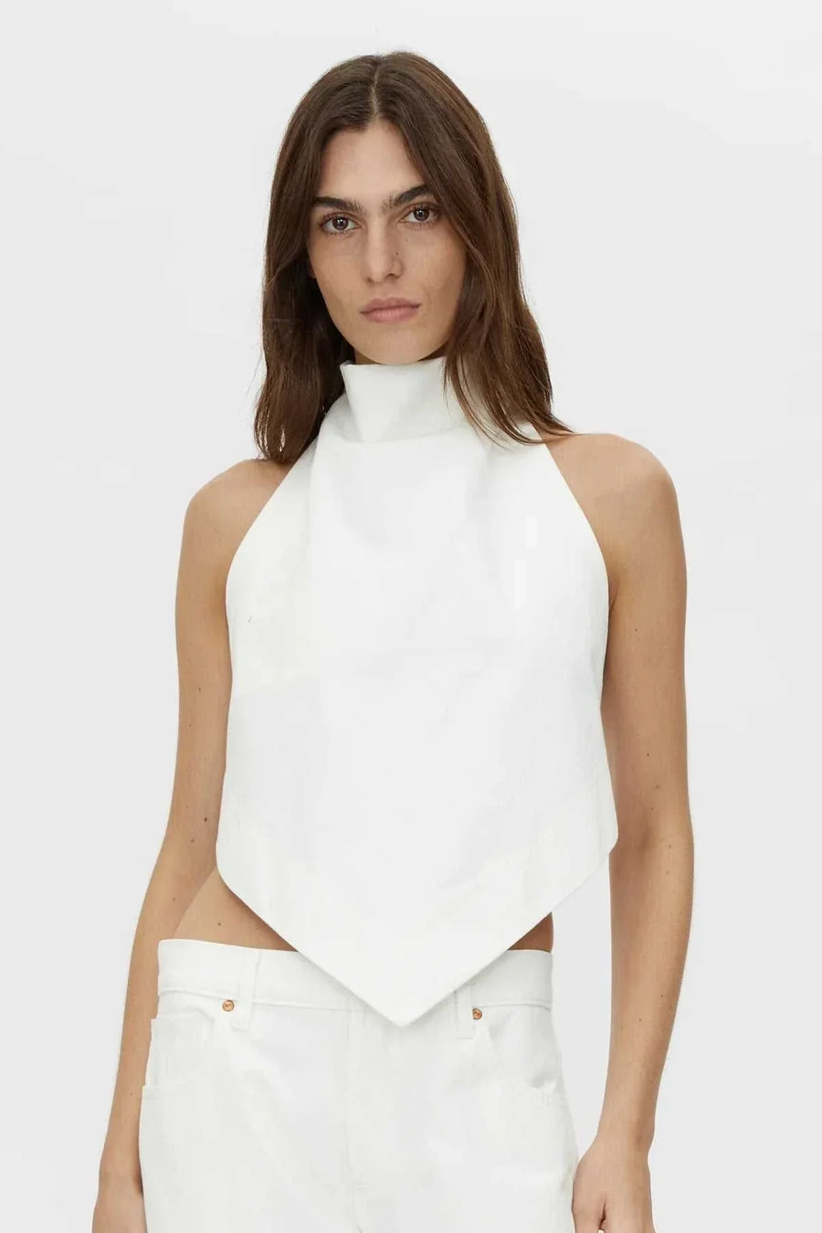 Camilla and Marc Eleni Denim Top Salt