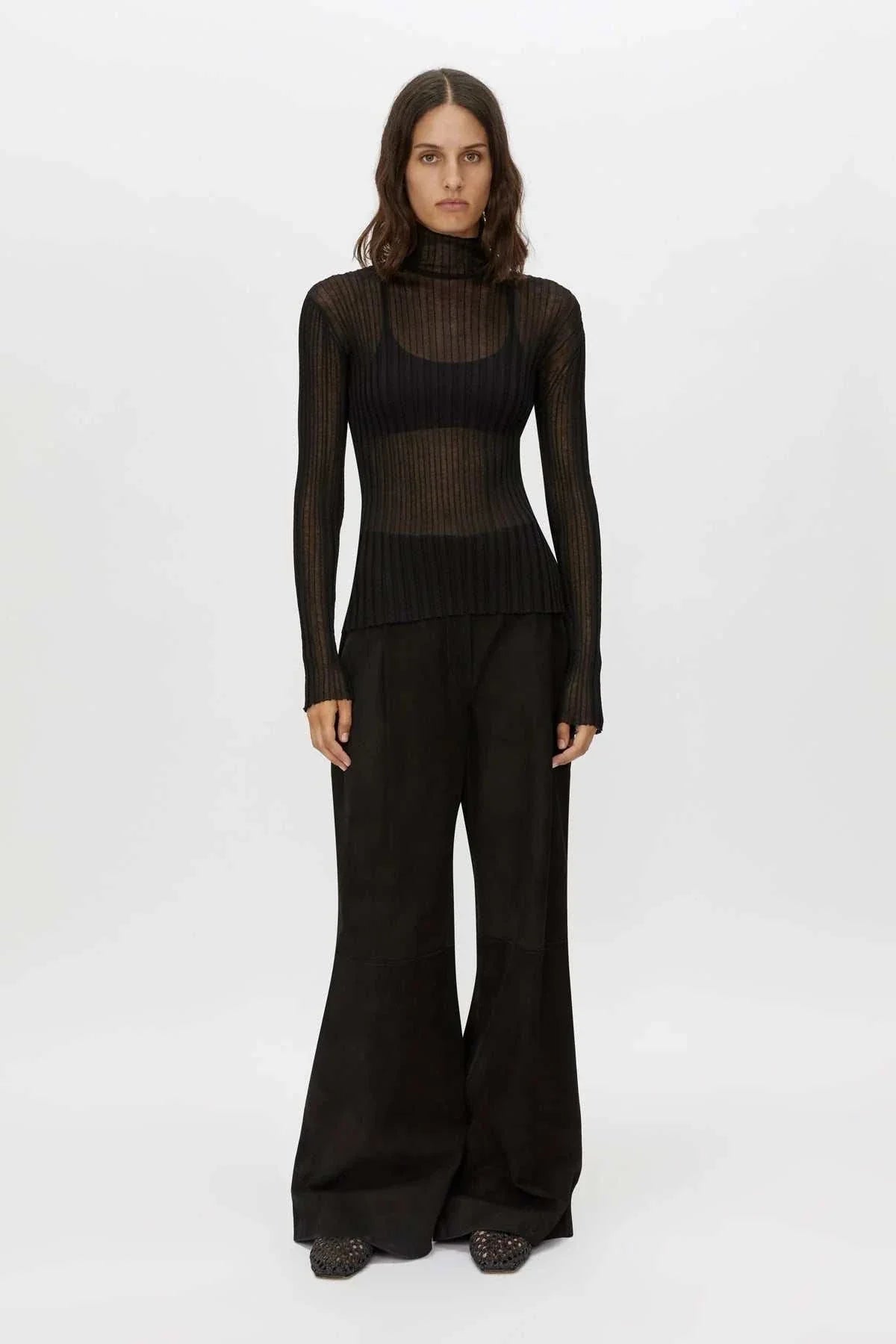 Camilla and Marc Elowen Top Black