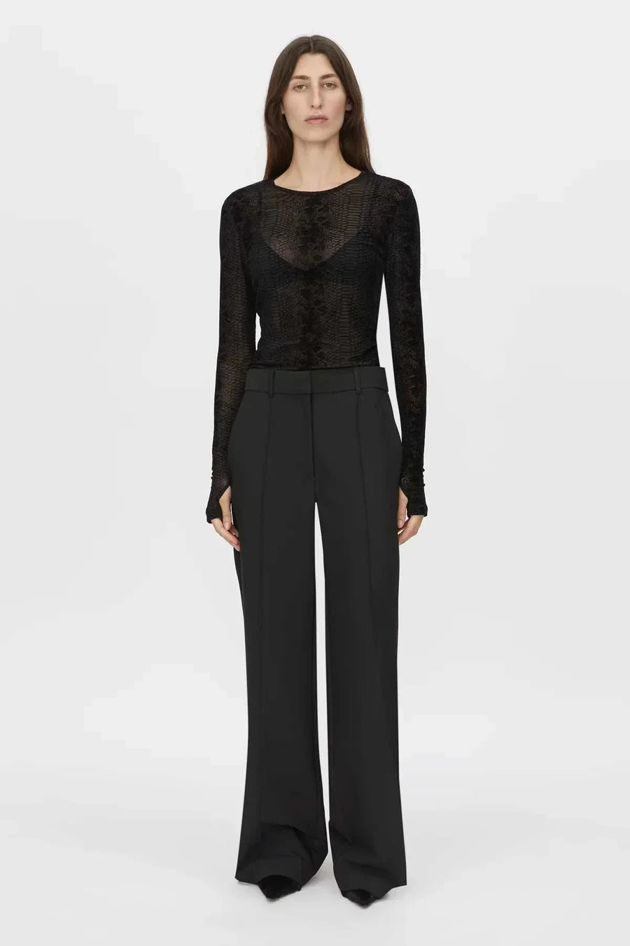 Camilla and Marc Figue Sleeve Top Slate
