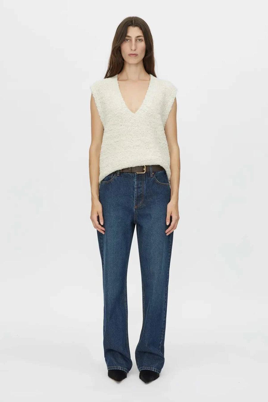 Camilla and Marc Izara Knit Vest Stone