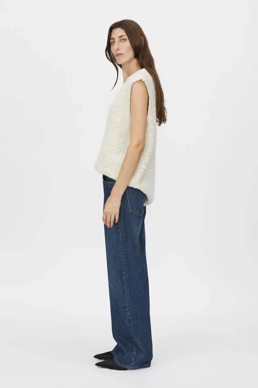 Camilla and Marc Izara Knit Vest Stone