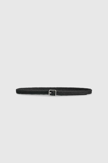 Camilla and Marc Jude Belt Black Silver