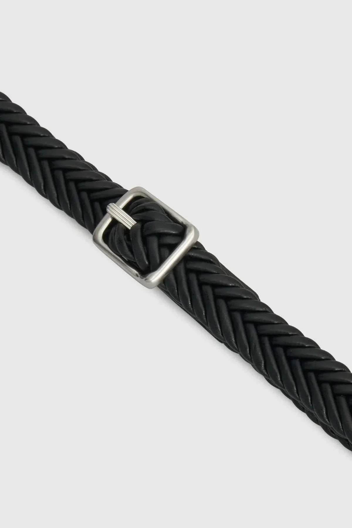 Camilla and Marc Jude Belt Black Silver