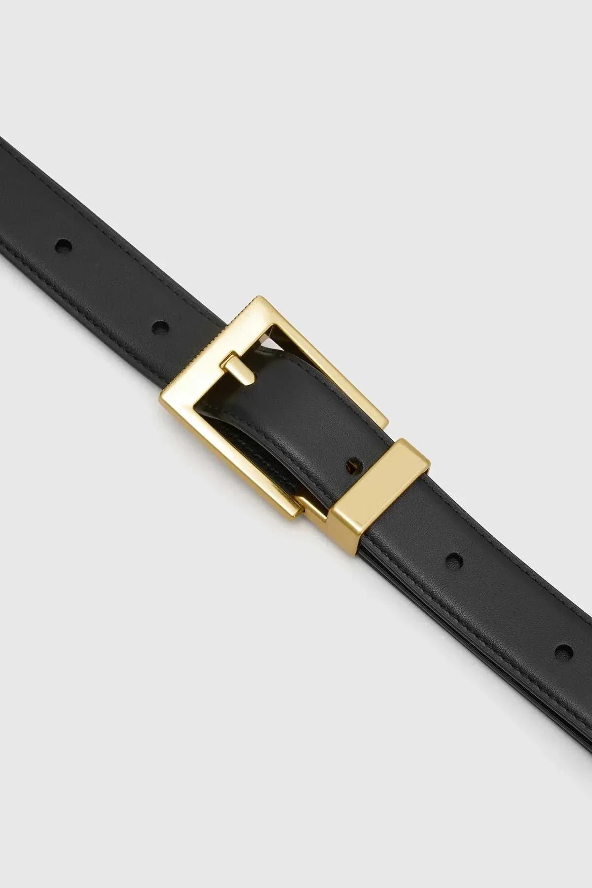 Camilla and Marc Lloyd Belt Black Gold