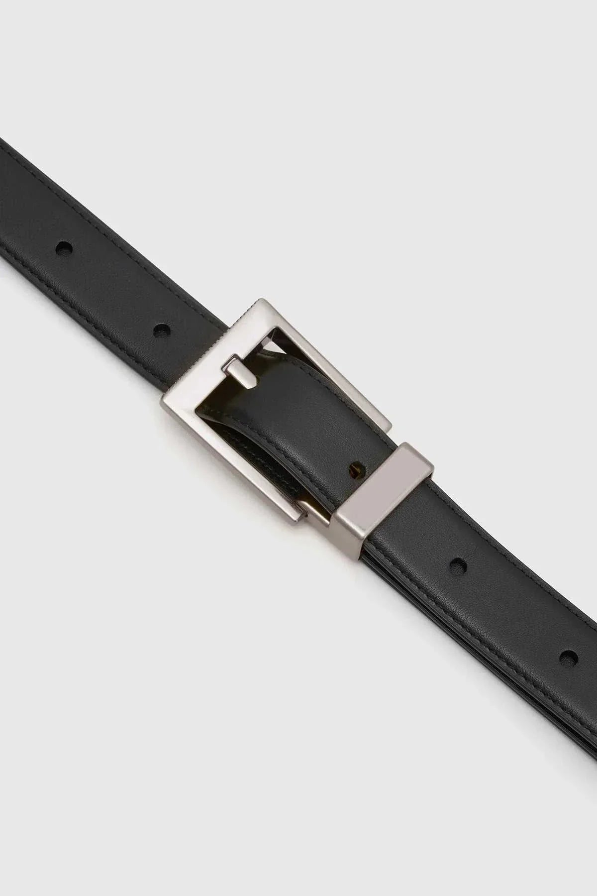Camilla and Marc Lloyd Belt Black Silver