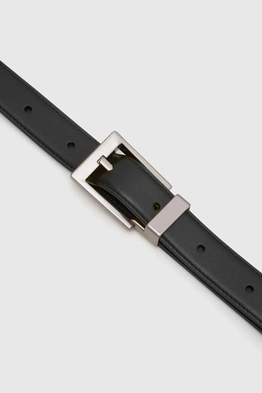 Camilla and Marc Lloyd Belt Black Silver