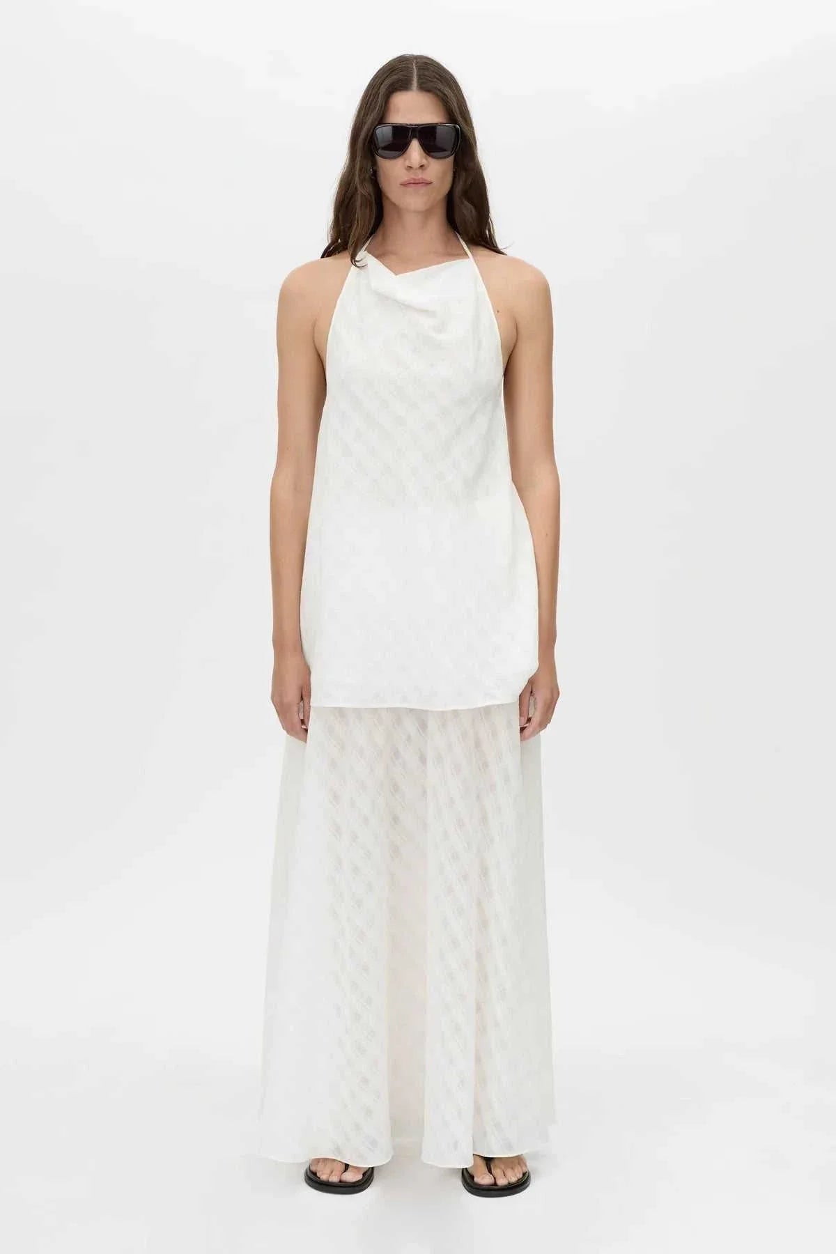 Camilla and Marc Louise Maxi Skirt Soft White