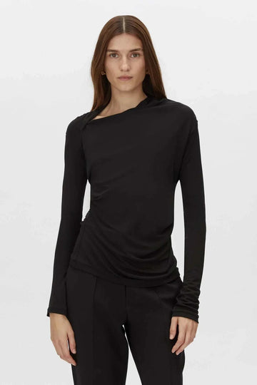 Camilla and Marc Mai Long Sleeve Top Black