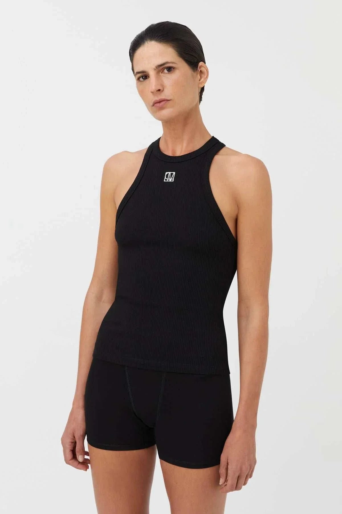 Camilla and Marc Nora Rib Top Black