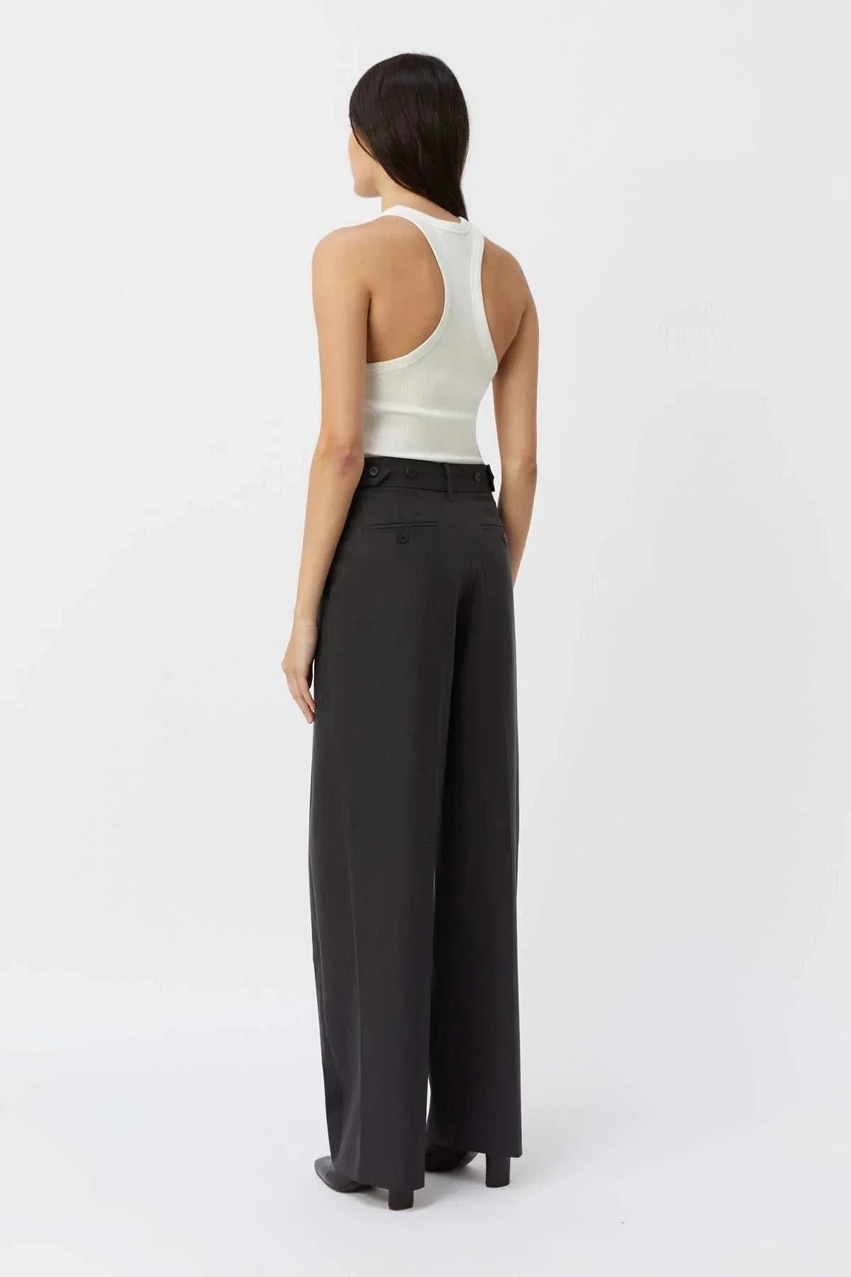 Camilla and Marc Nora Rib Top Soft White