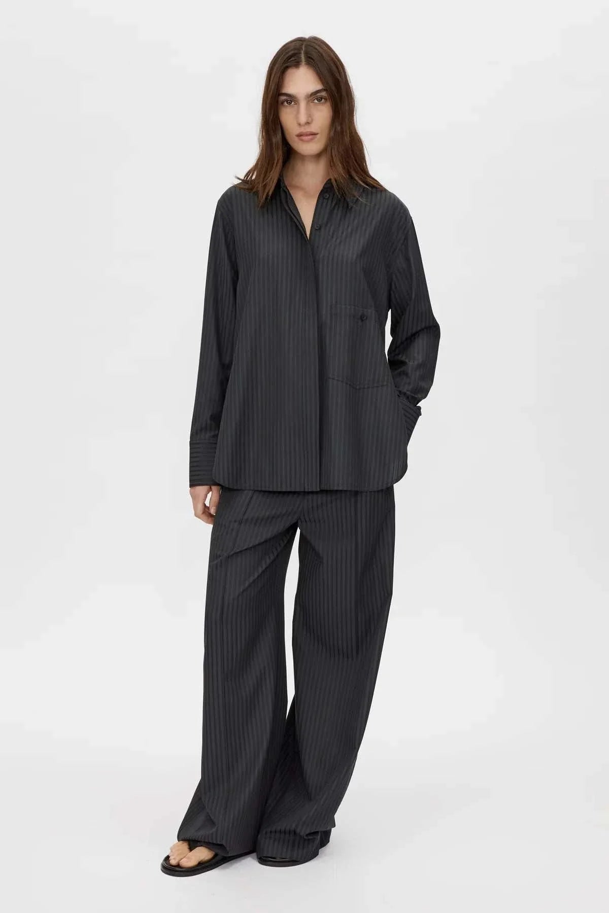 Camilla and Marc Ophyria Shirt Black Stripe