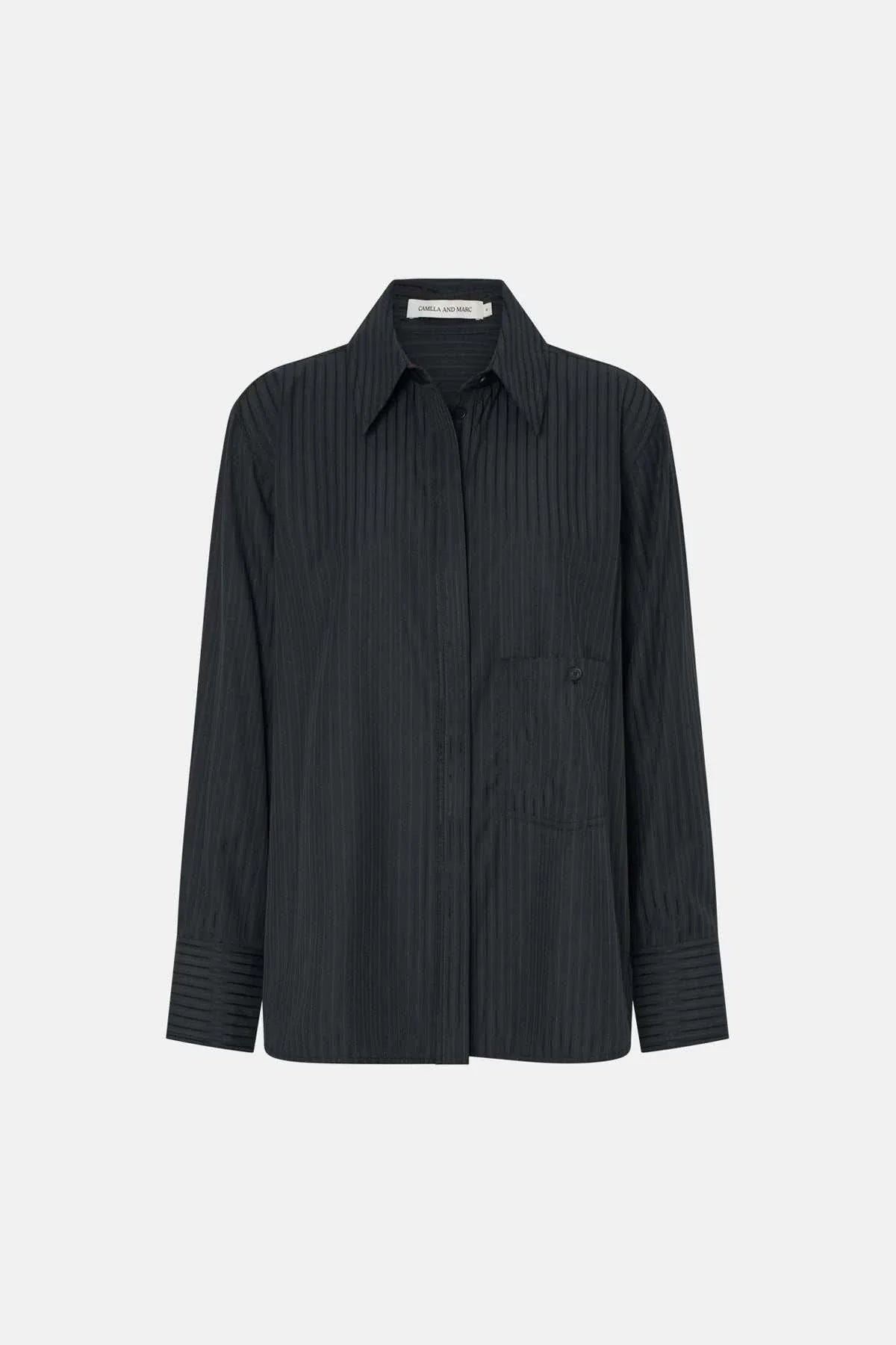 Camilla and Marc Ophyria Shirt Black Stripe