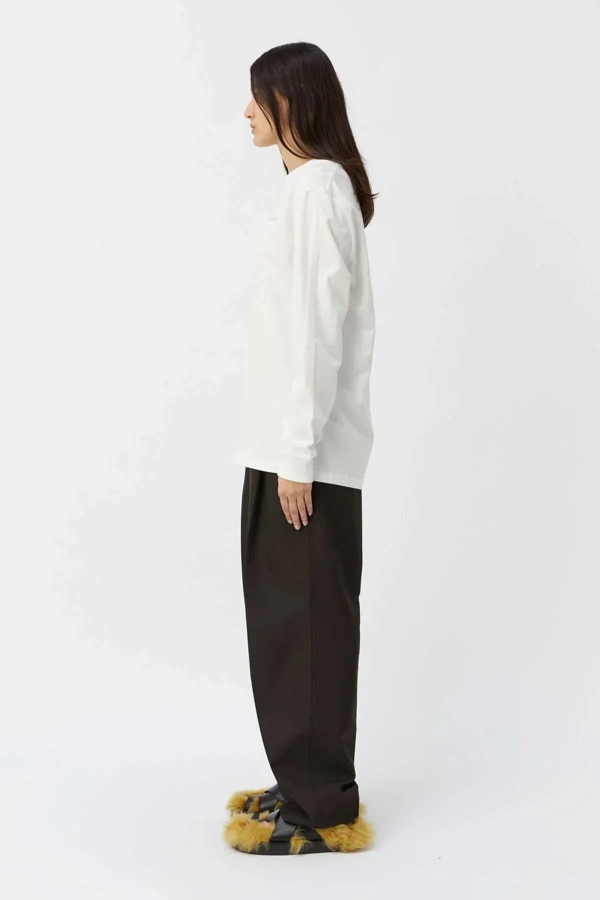 Camilla and Marc Pierre Long Sleeve Top Soft White