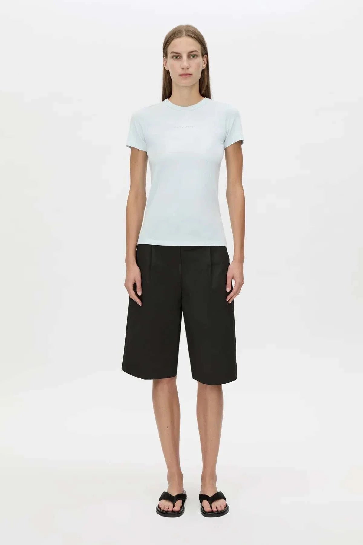 Camilla and Marc Suvero Slim Fit Logo Tee Ice Blue