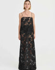 Solaqua Camille Dress Crochet lace Noir