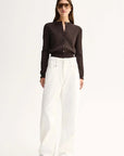 Elka Collective Penny Knit Cardigan Chocolate