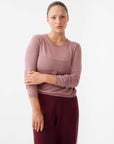 Nagnata Essentials Long Sleeve Top Rose