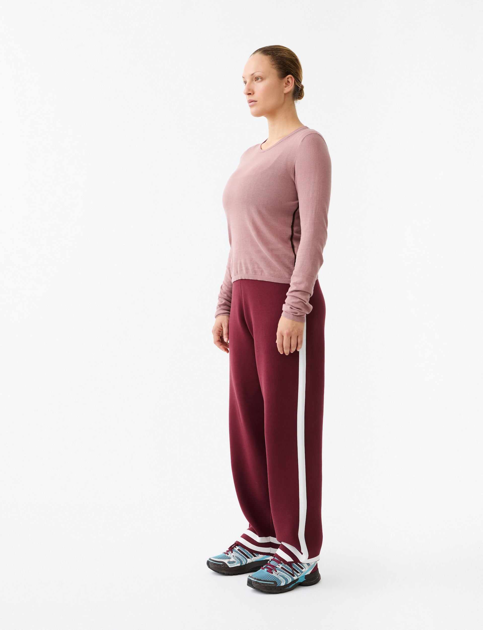 Nagnata Essentials Long Sleeve Top Rose