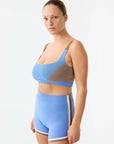 Nagnata Organic Colour Block Bralet Sky