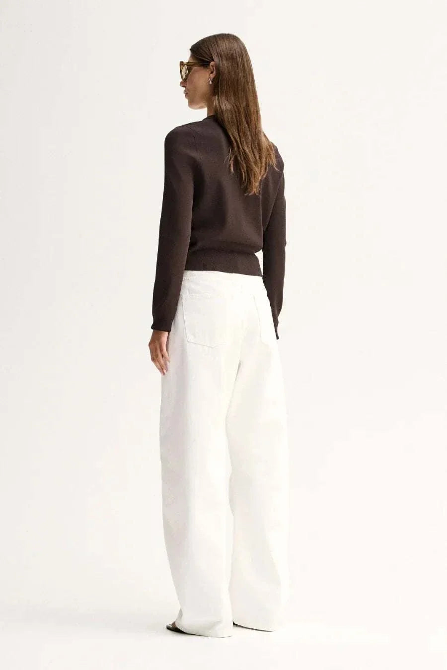 Elka Collective Penny Knit Cardigan Chocolate