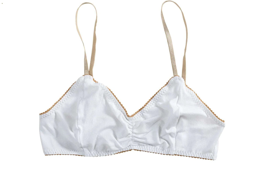 Roy Cotton White Bralette