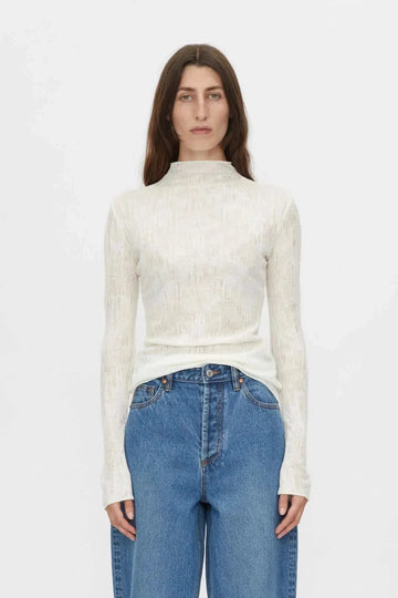 Camilla and Marc Daya Long Sleeve Top Cream