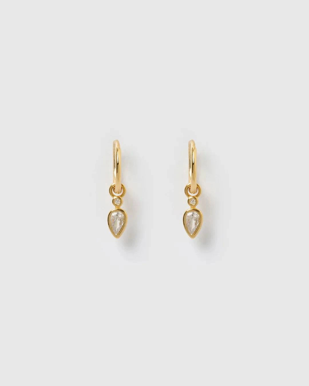 Arms Of Eve Daisy Stone Earrings Gold