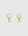 Arms Of Eve Daisy Stone Earrings Gold