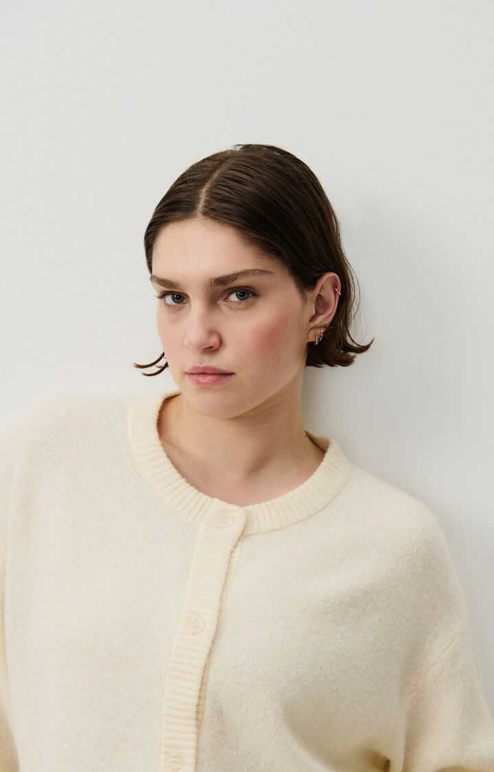 American Vintage Damsville Womens Cardigan Melange Pannacotta