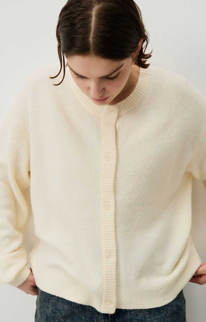 American Vintage Damsville Womens Cardigan Melange Pannacotta