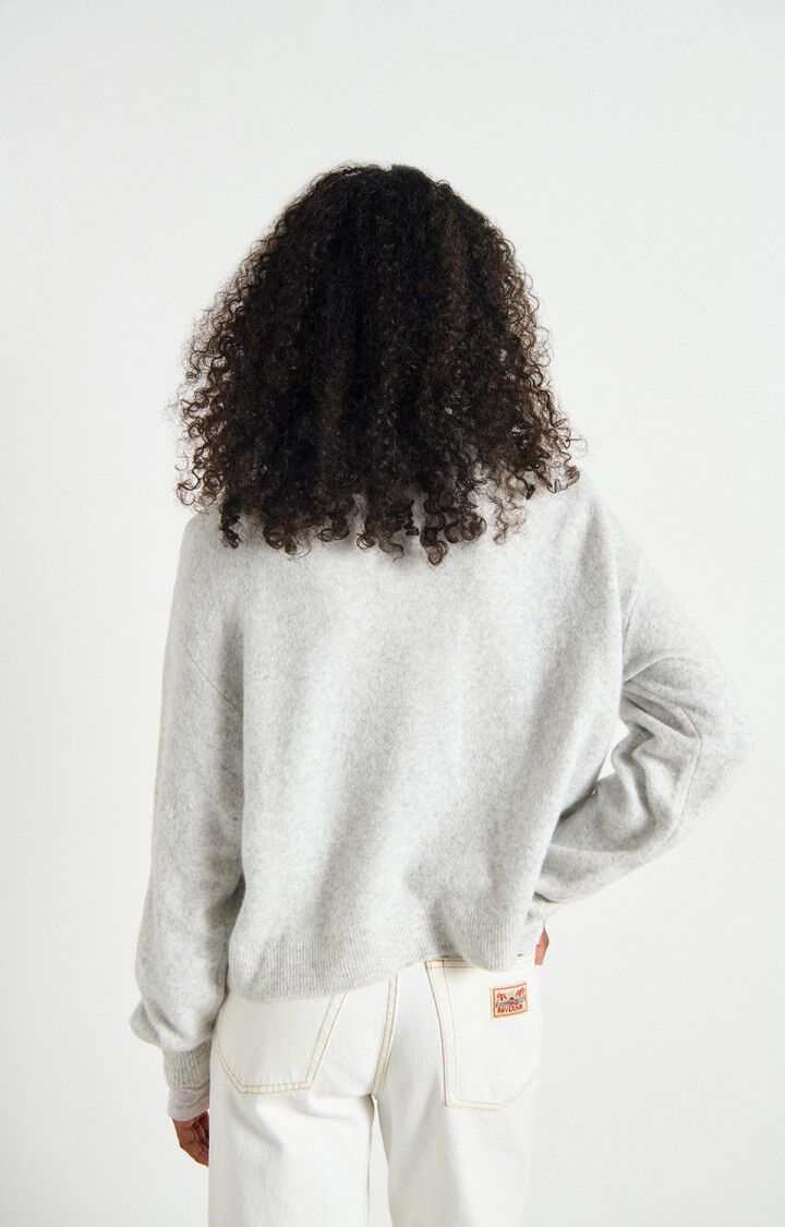 American Vintage Damsville Cardigan Heather Grey