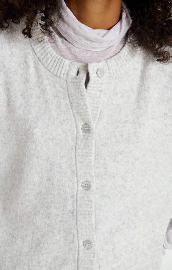 American Vintage Damsville Cardigan Heather Grey