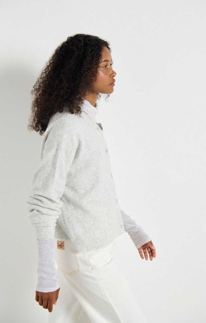 American Vintage Damsville Cardigan Heather Grey