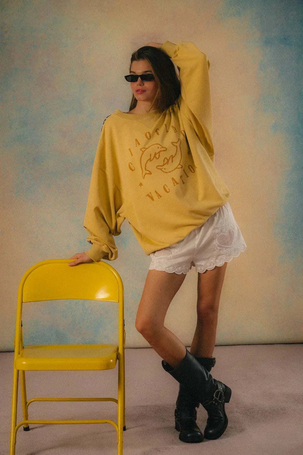 Ciao Ciao Vacation Delfino OS Sweater