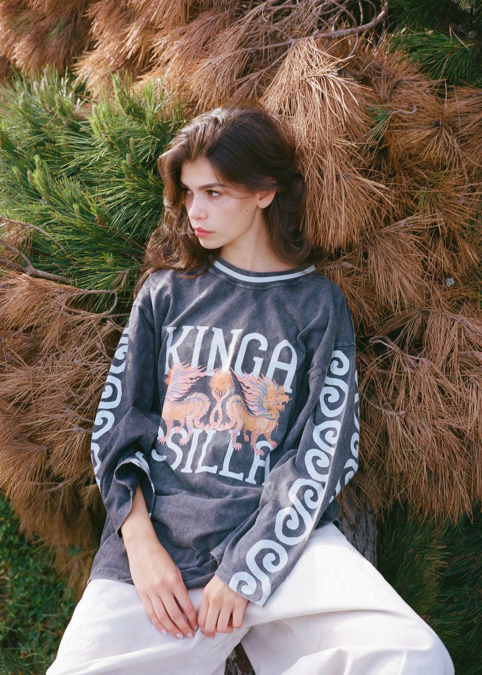 Kinga Csilla Deserted Dragon Tommy Tee Black