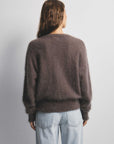 World Of Nomads Frankie Cashmere Crew Neck Cardigan Drift