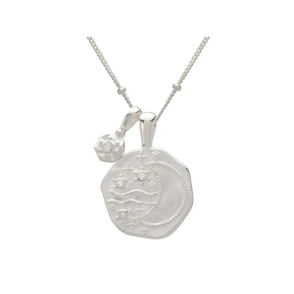 Murkani Night Sky Pendant Necklace Sterling Silver