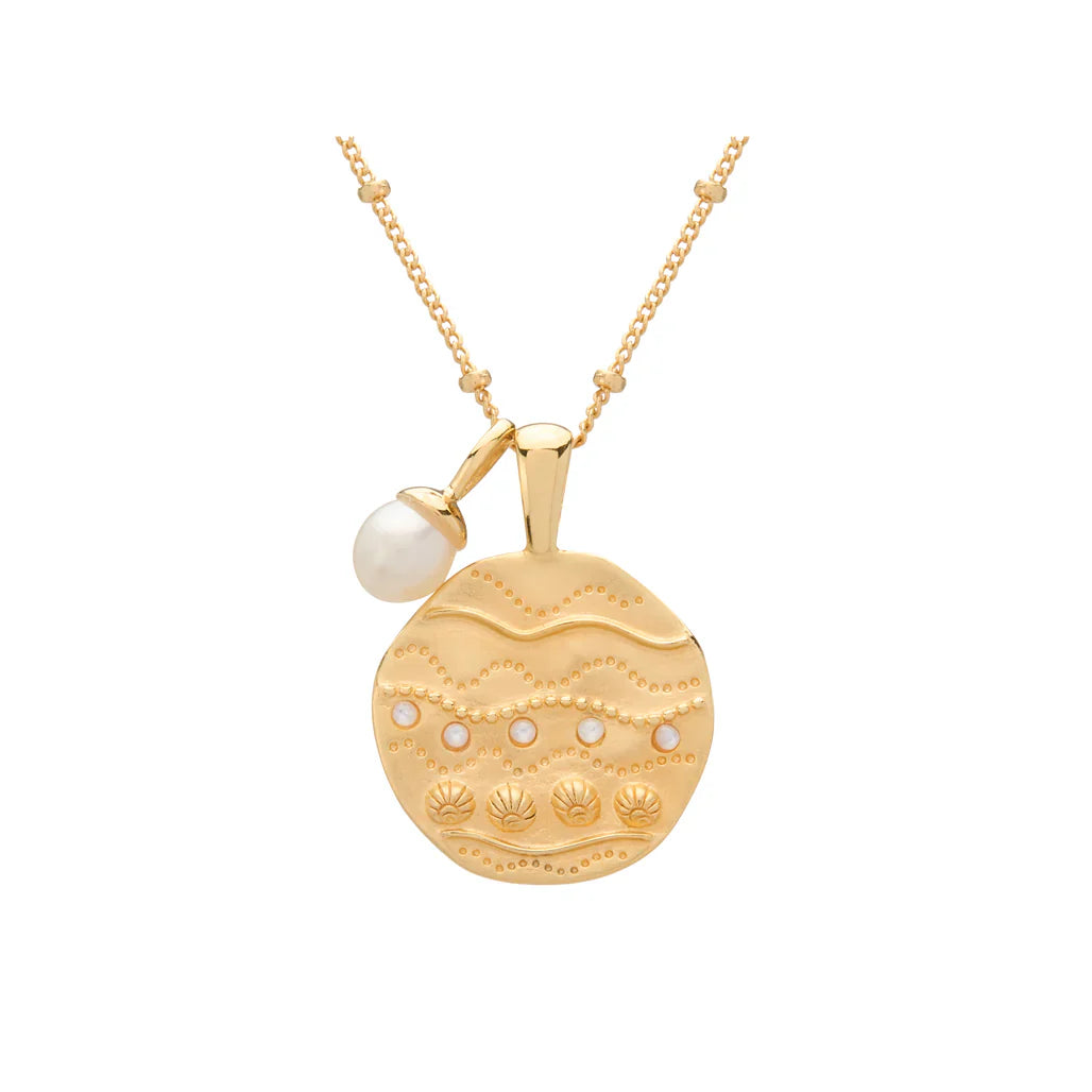Murkani Ocean Dreamer Pendant Necklace Gold