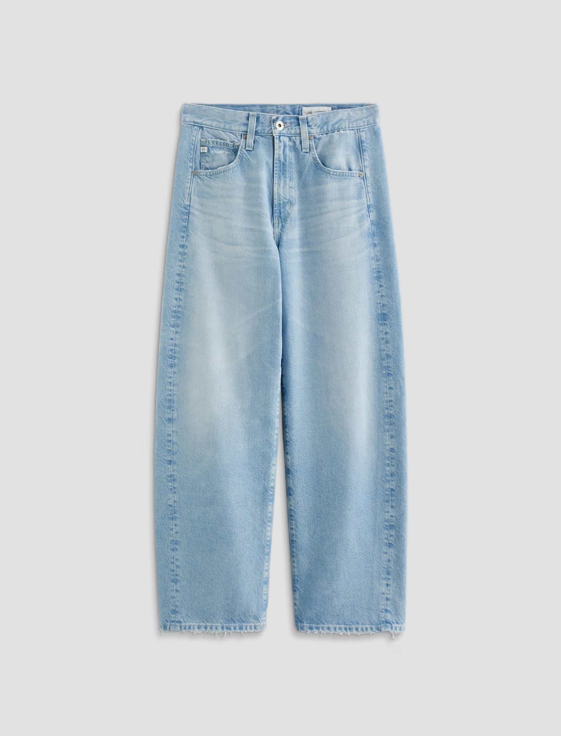 AG Hattie High Rise Barrel Allusion Destructed