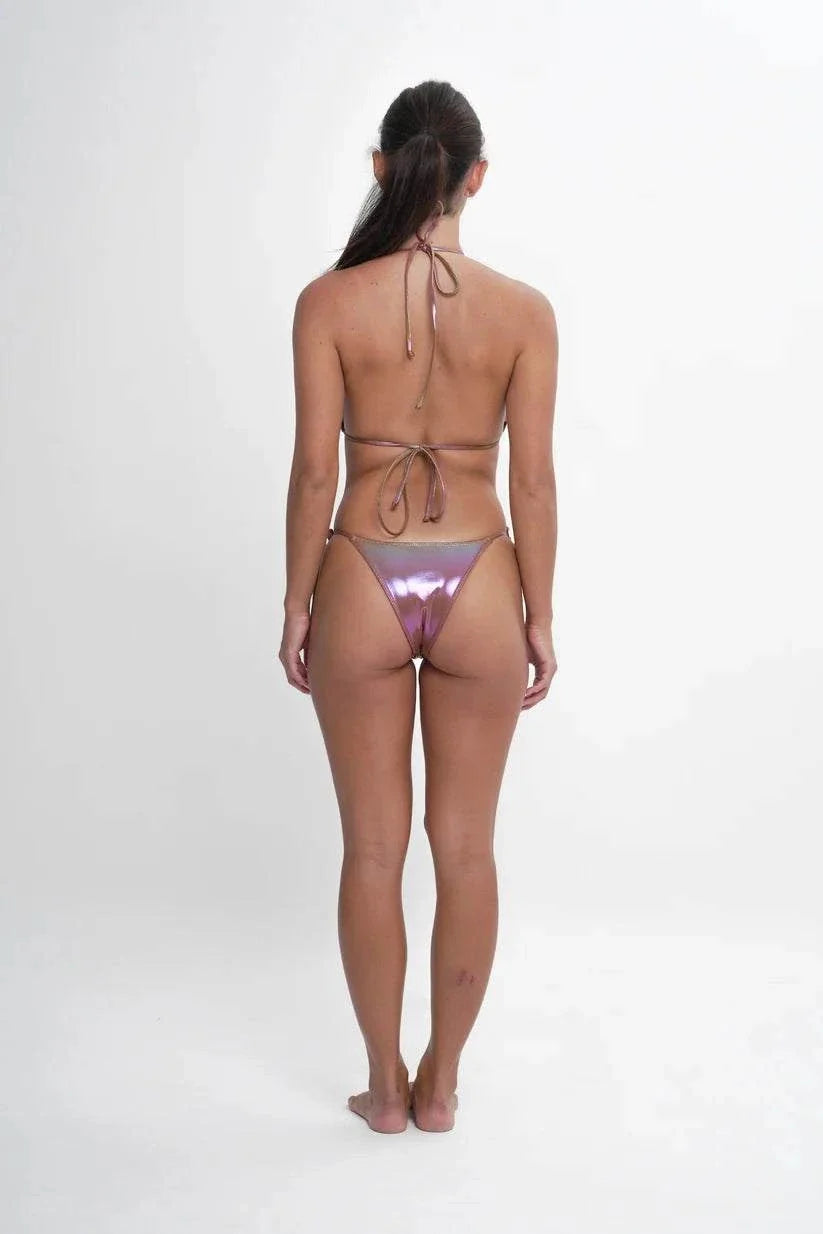 About Rose Jude String Brief Reversible Bronze
