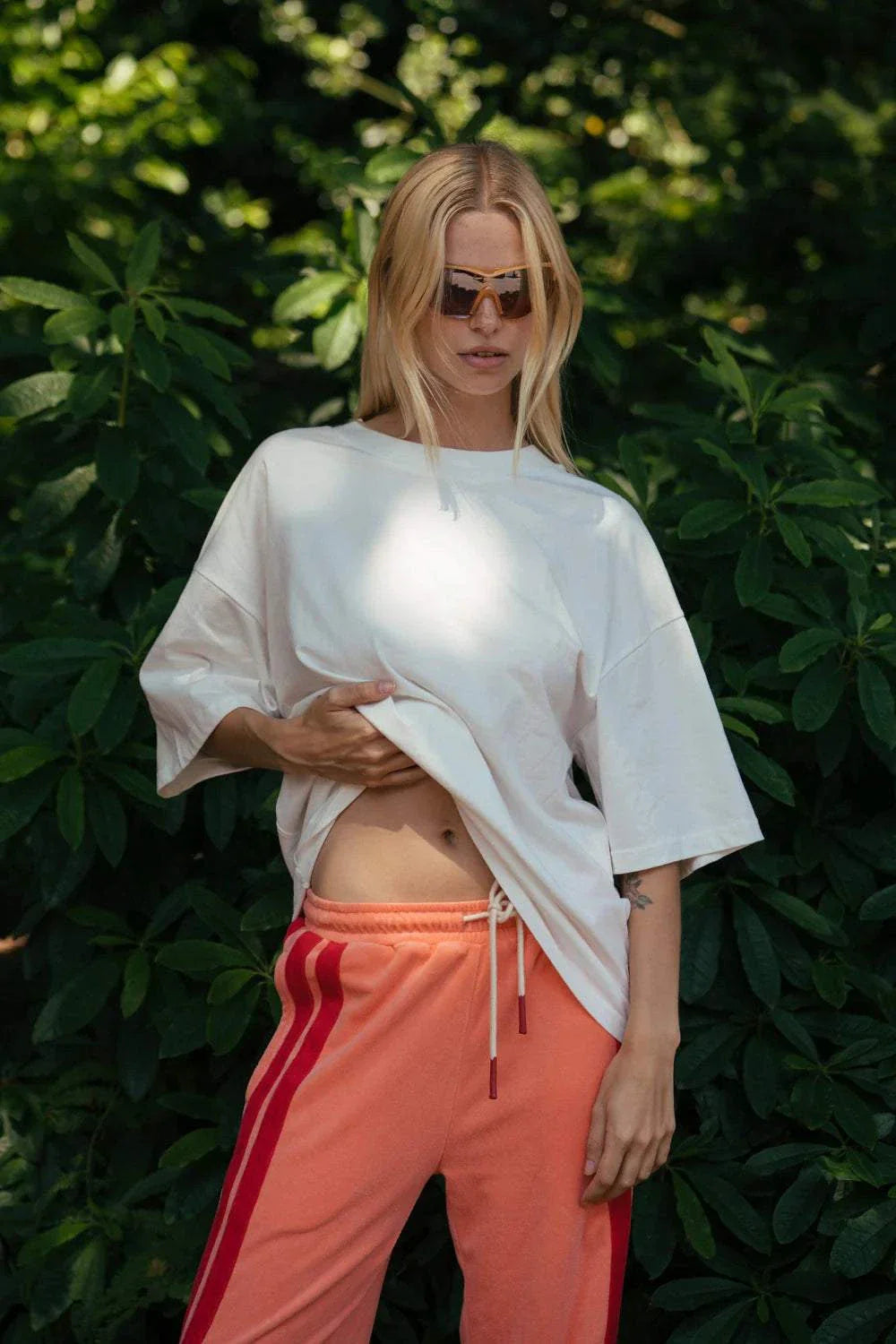 Araminta James Santorini Oversized Tee Warm White