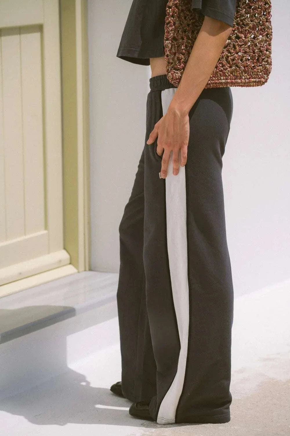 Araminta James Track pant Washed Black