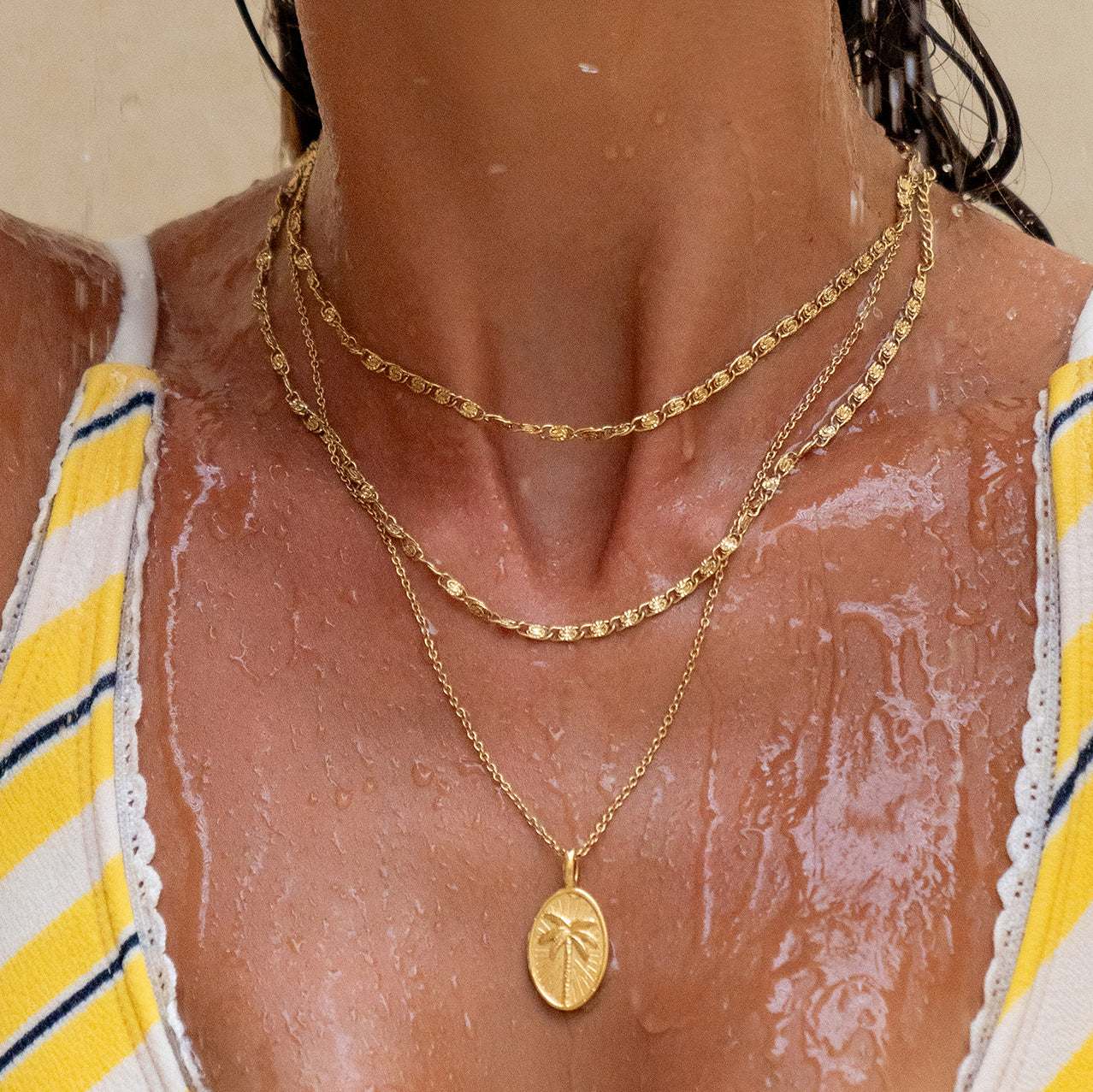 Arms of Eve Dragon Gold Chain Necklace