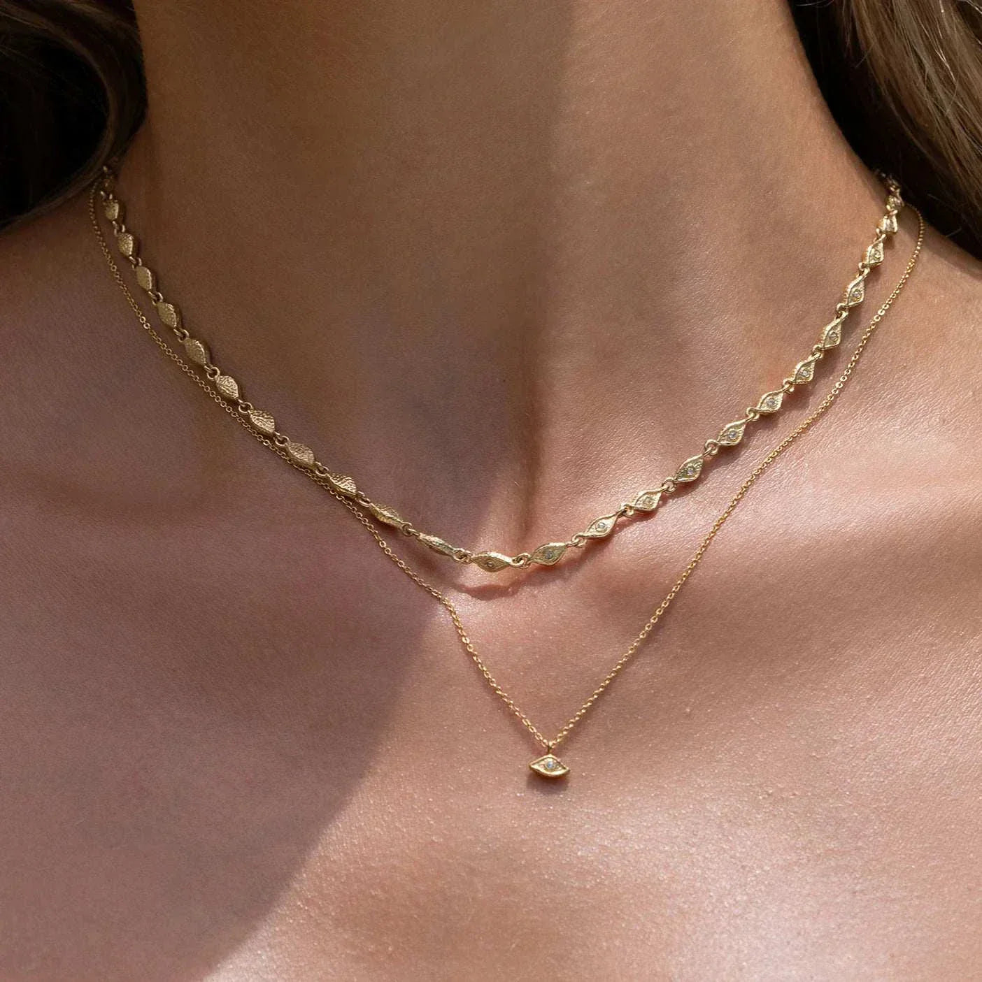Arms of Eve Mini Elysian Gold Charm Necklace