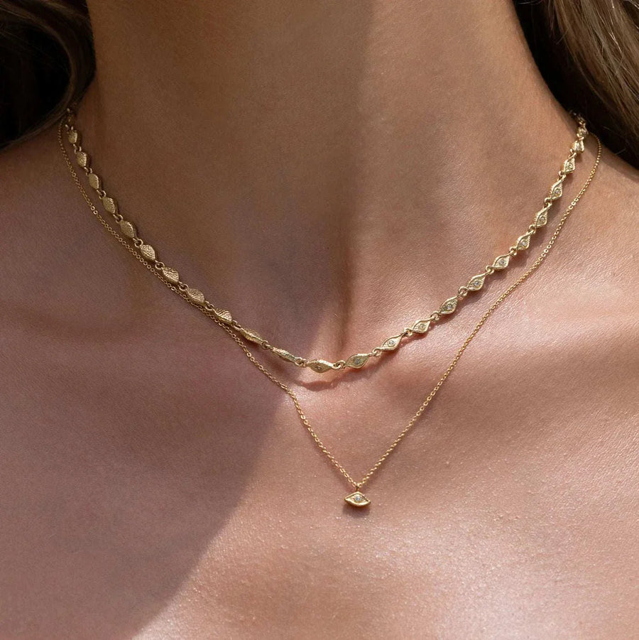 Arms of Eve Mini Elysian Gold Charm Necklace
