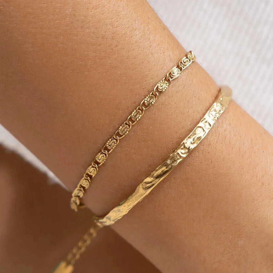 Arms Of Eve Dragon Gold Chain Bracelet