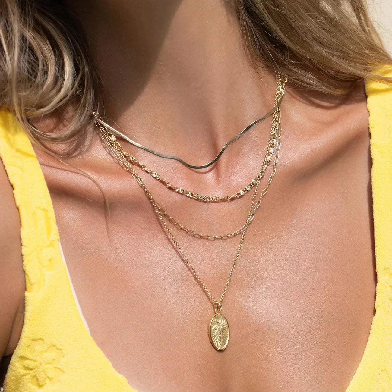 Arms of Eve La Palma Gold Necklace