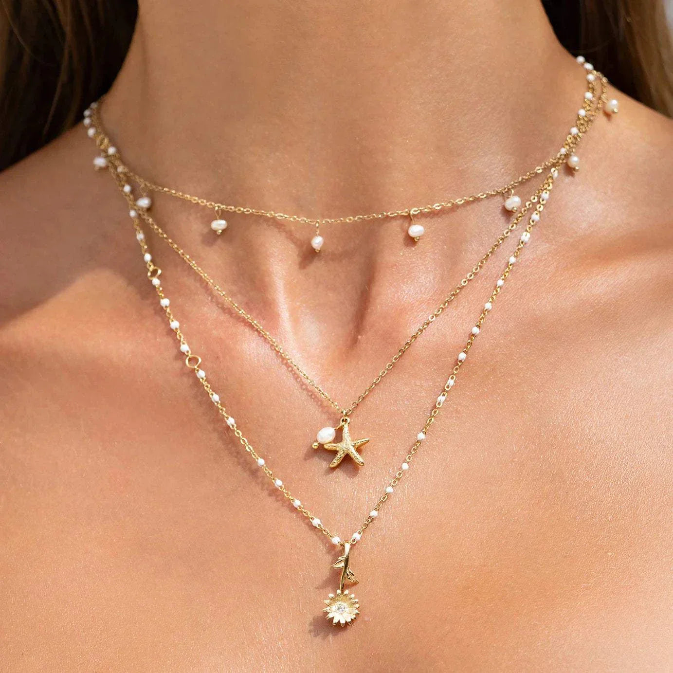 Arms of Eve Laguna Pearl Necklace